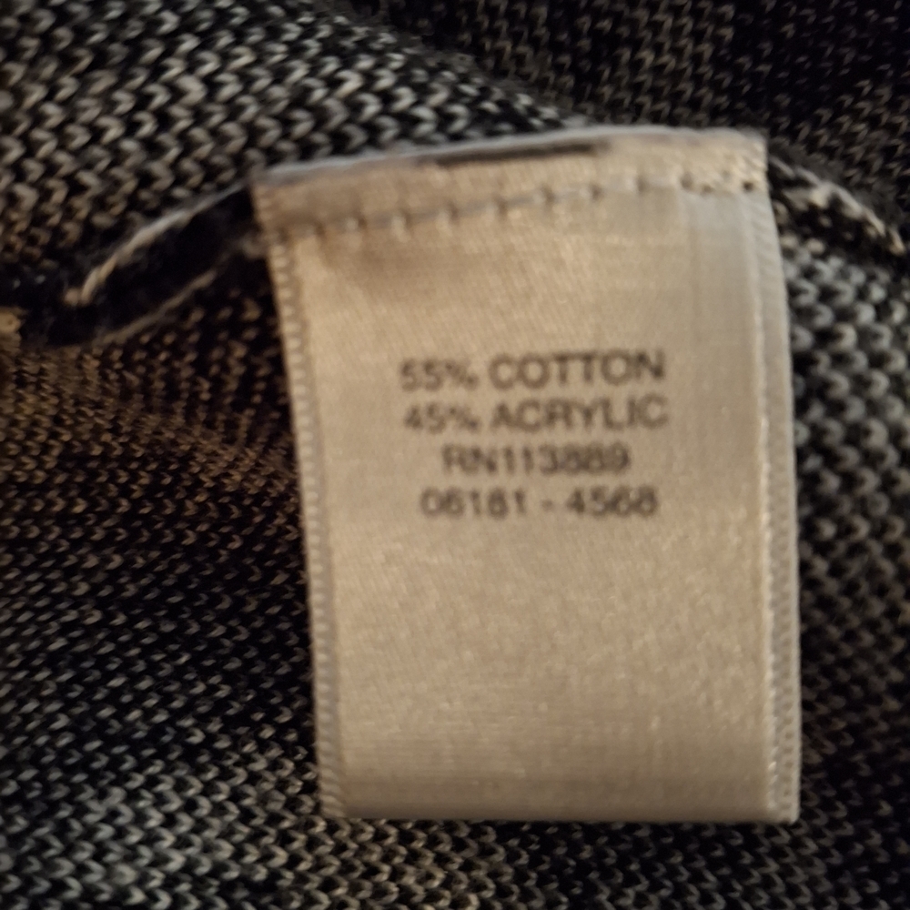 Christopher & Banks Women's Monochrome Knit Cardigan - Picture 8 of 10